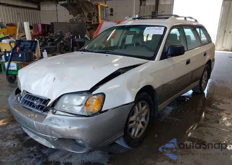 2003 Subaru Outback from USA, damaged, VIN 4S3BH675437619380